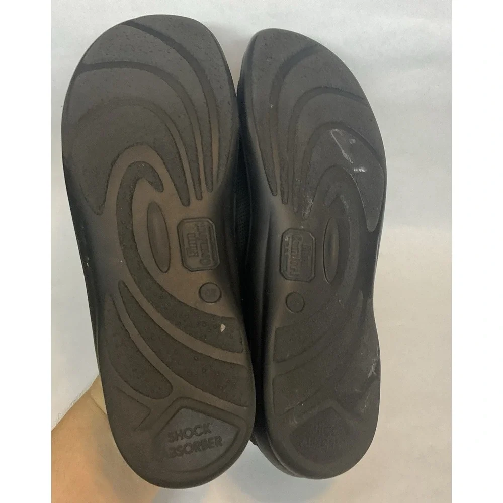 Finn Comfort Soho Comfort Sneakers Black Leather Women's Size 42/11-11.5